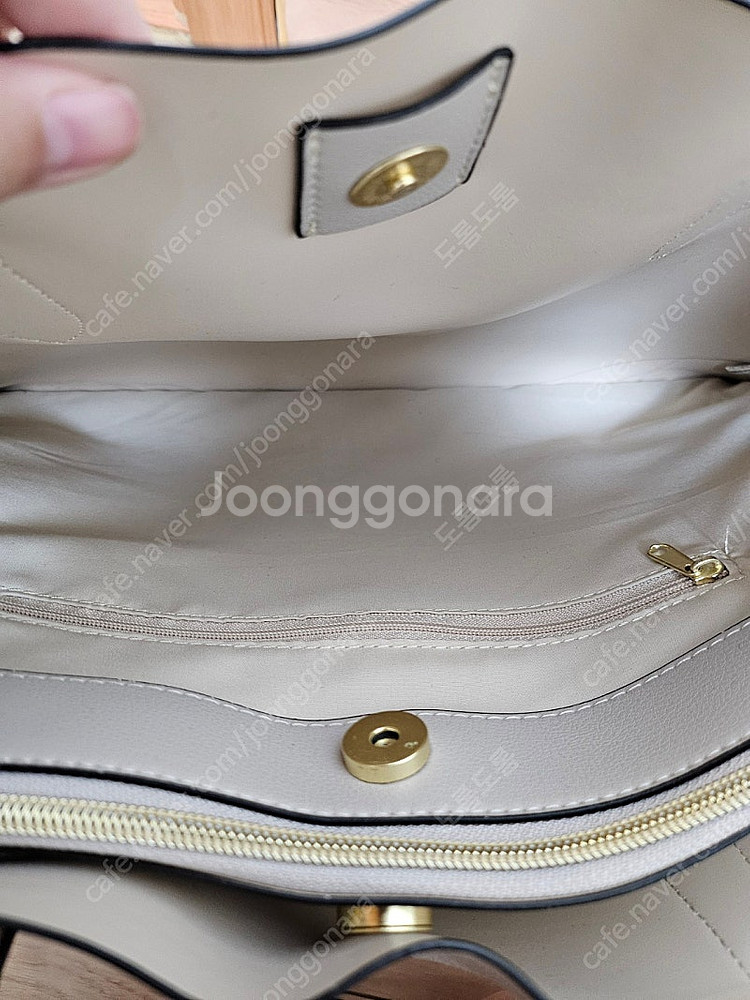 플루트 가방 라르고 펄플룻 라이트크레이x베이지그레이색상...--5