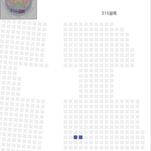 [4월 5일 LG vs 기아] 1루 네이비 315구역 23열 2연석 (엘지팬만 가능)