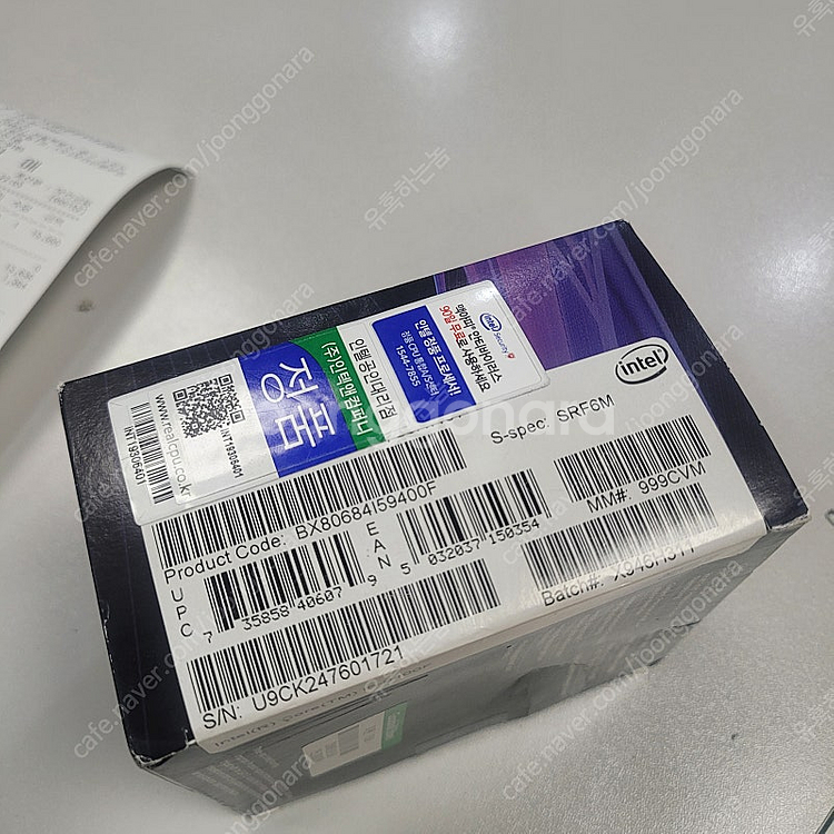 Cpu core i5 9400F--1