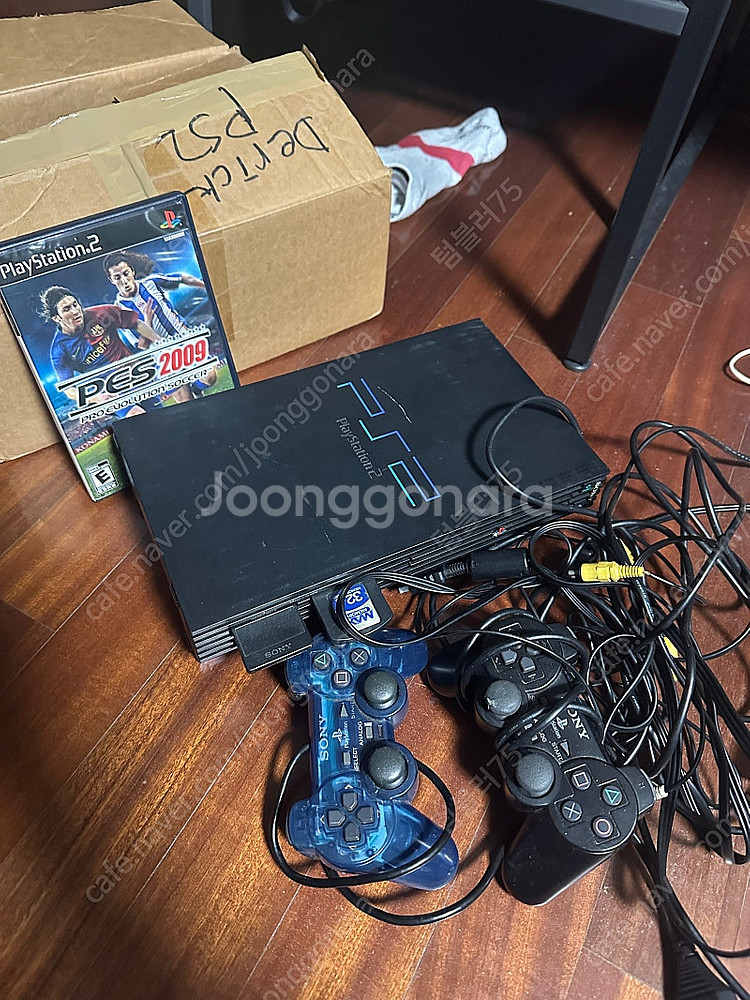 플레이스테이션2 ps2 컨트롤러 2개 타이틀 하나--0