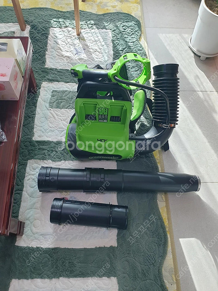 그린웍스 40v 백팩 브로워 송풍기 본체만 팔아요. 택...--1