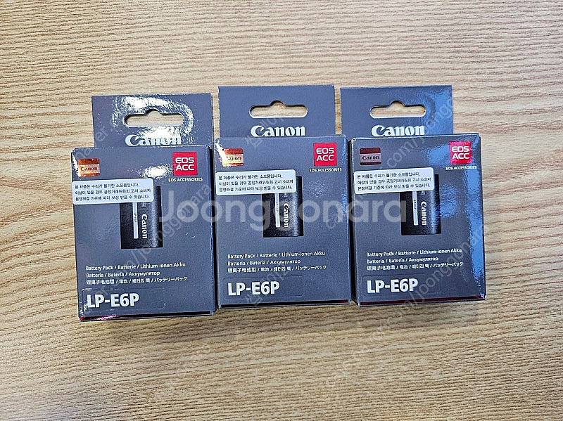 CANON 배터리 LP-E6P 정품 ​​미개봉--1