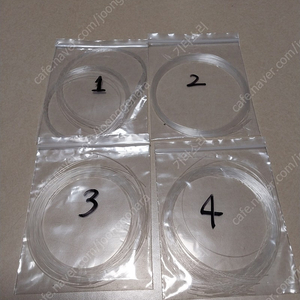 우쿨렐레 카본 스트링 (벌크현 6셑) (셑당 5,000원)