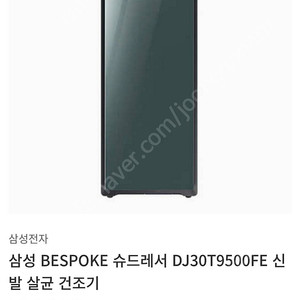 삼성비스포크 슈드레서 DJ30T9500FE