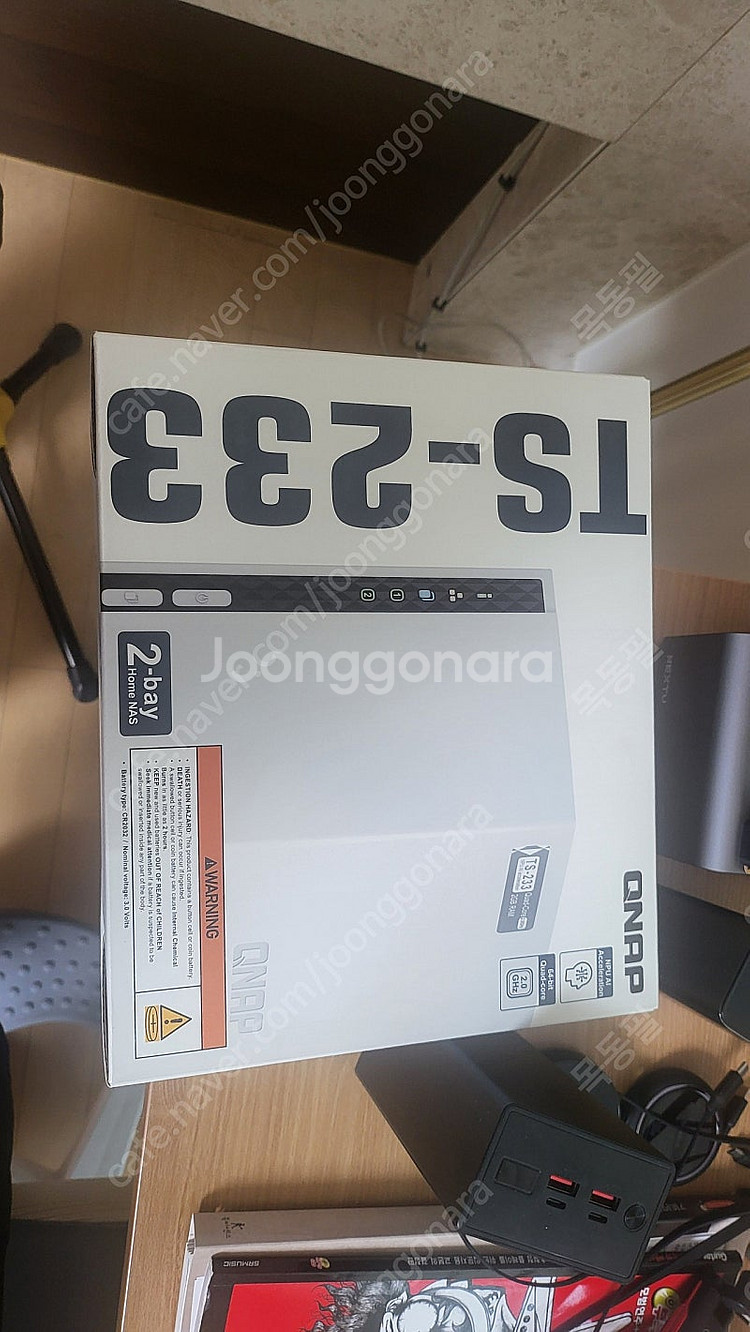 qnap ts-233 + WD 울트라스타 4테라--0