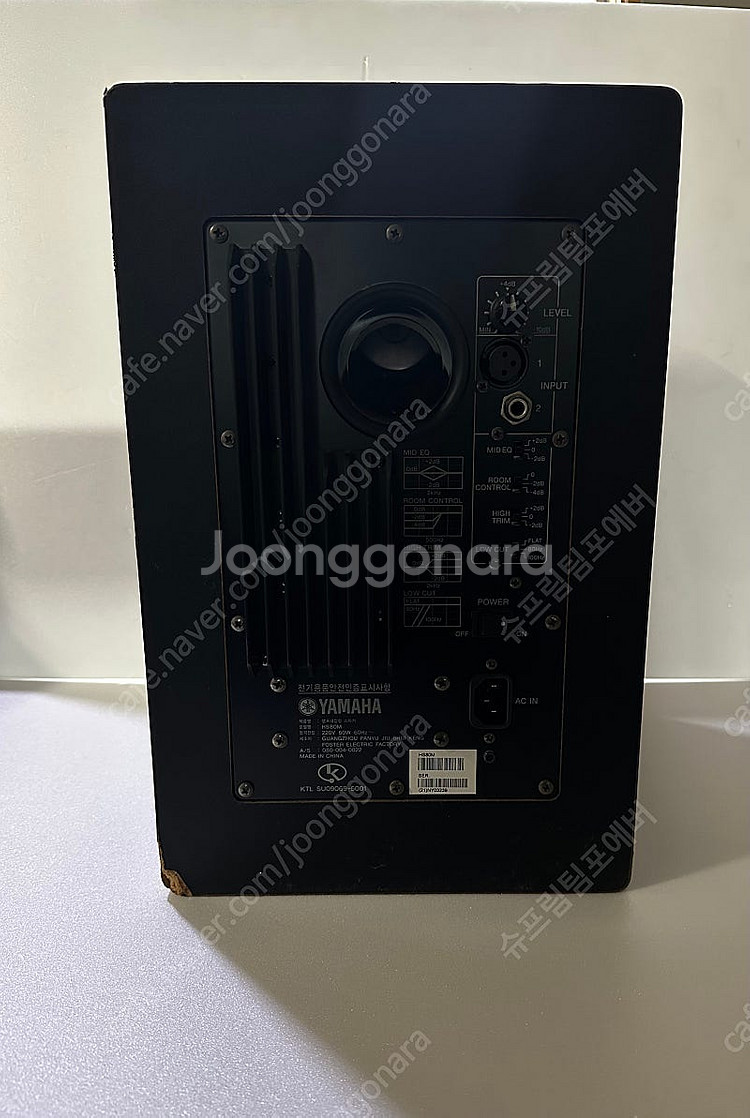 야마하 모니터링 스피커 hs80m 2대--0