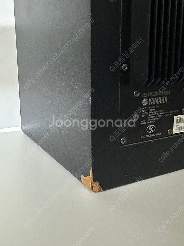 야마하 모니터링 스피커 hs80m 2대--2