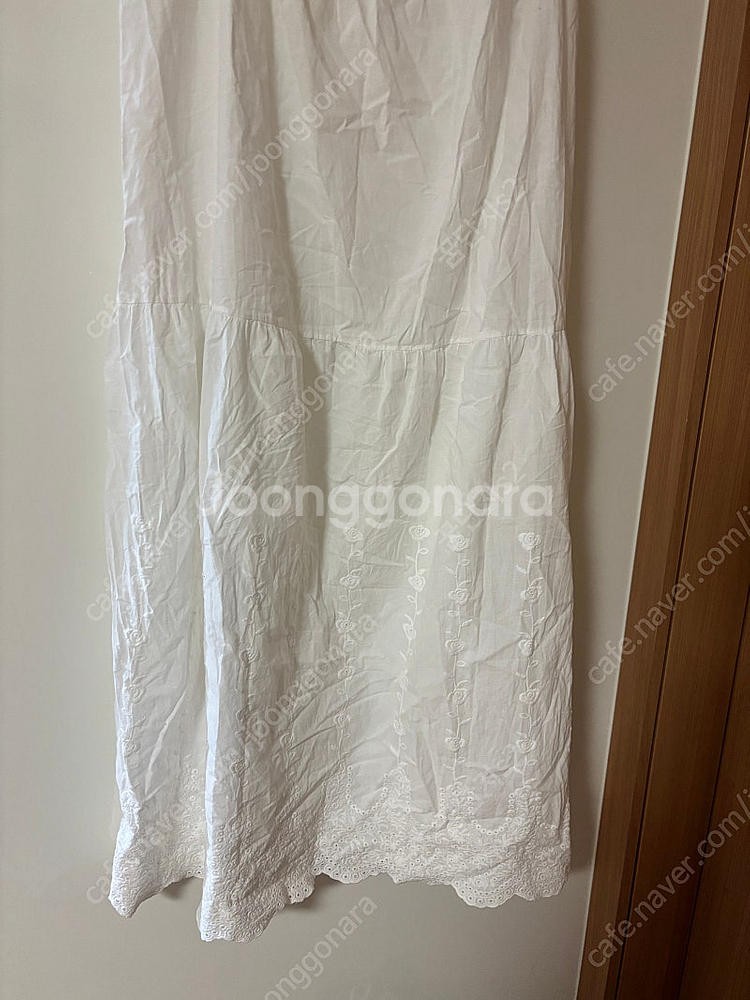 뷔스티에 아일렛 민소매 코튼 바스락 뷔스티에 나시 롱원...--5