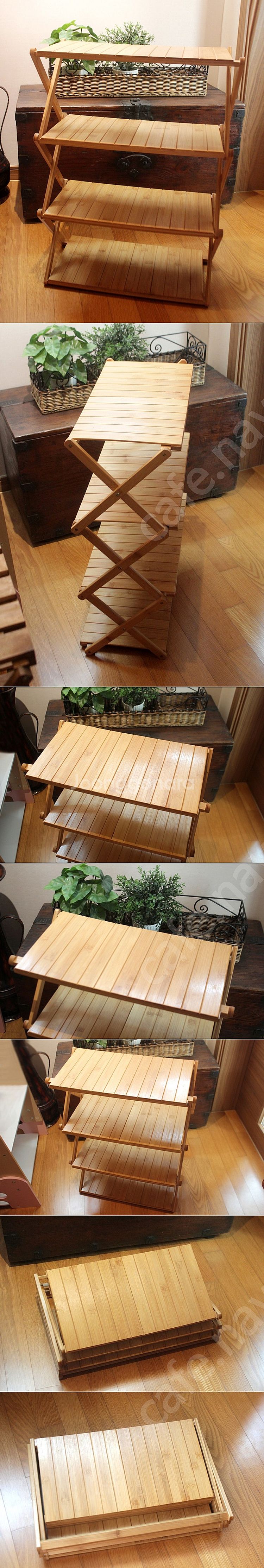 선반 접이식테이블 나무선반 접이식선반 원목선반 인테리어...--1