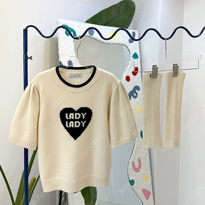 레레 레하트 골지워머 반팔소매 파인울니트 (워머set) 이미지