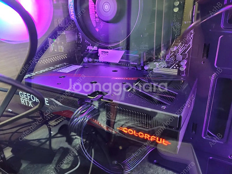 그래픽카드 rtx 컬러풀 4060 ti 박스x--1