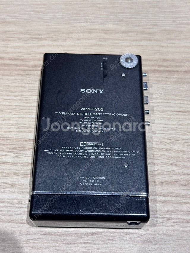 워크맨 소니 wm-f203 A급 외관 2대--8