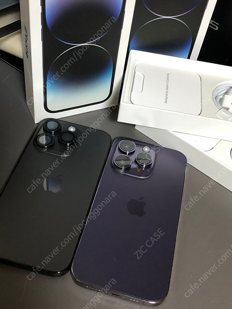 아이폰14프로 퍼플 128 풀박스--1