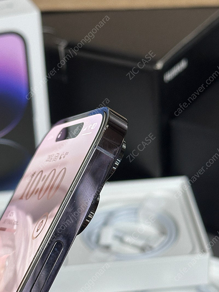 아이폰14프로 퍼플 128 풀박스--6