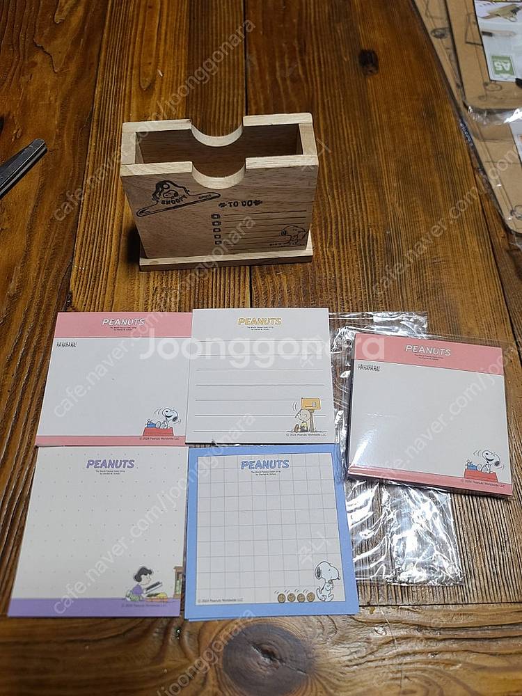 새상품)마이멜로디 키티 스누피 떡메모지 포스트잇 접착메...--9