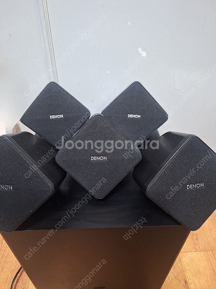 데논 denon sys-2020 5.1채널 스피커 우퍼...--0