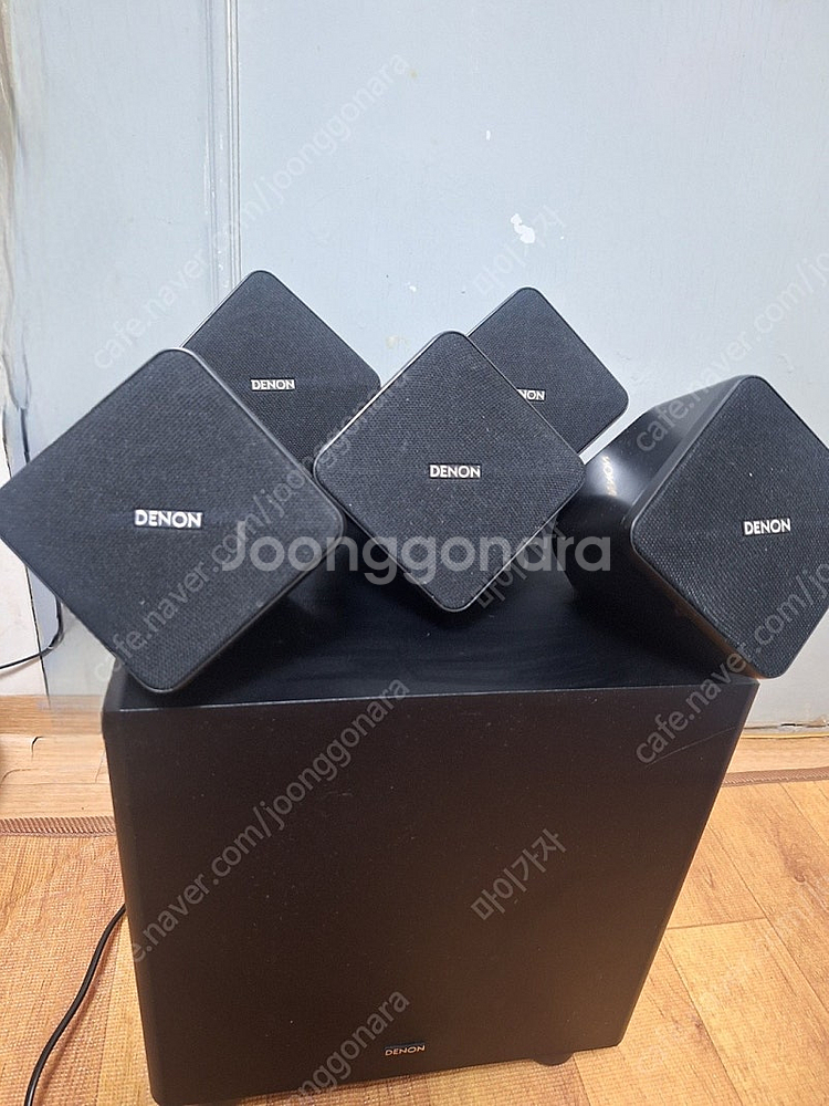 데논 denon sys-2020 5.1채널 스피커 우퍼...--1