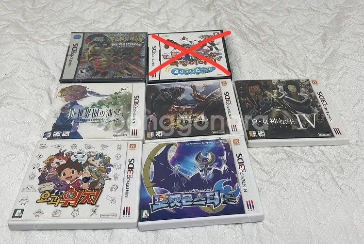 닌텐도 ds, 3ds 게임칩--0