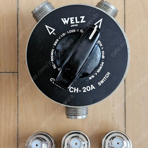 [판매] RF 안테나 동축 셀렉터 스위치 - WELZ CH-20A