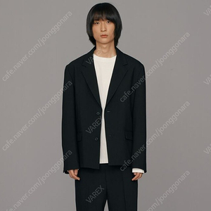 에잇세컨즈 블랙 트윌 싱글 재킷_릴랙스핏_블레이저.블레이져