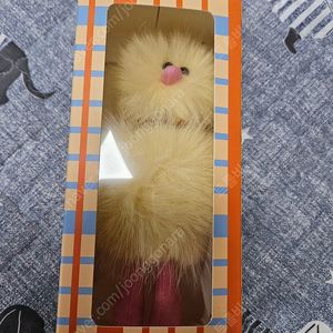 새제품 노랑 코지모지 오리인형 키링