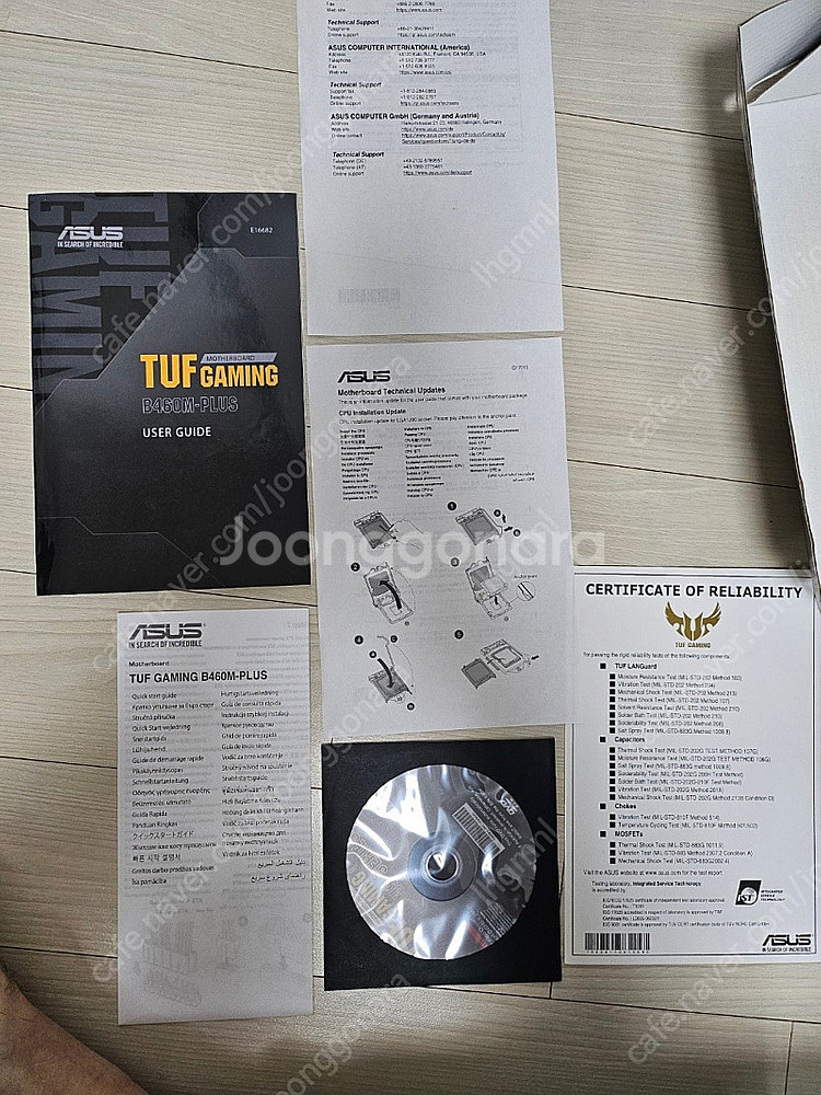 ASUS 460m tuf Gaming 메인보드 판매--1
