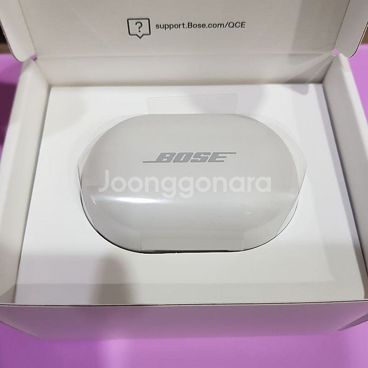 보스 QC 이어버드 화이트 스모크 이어폰--2