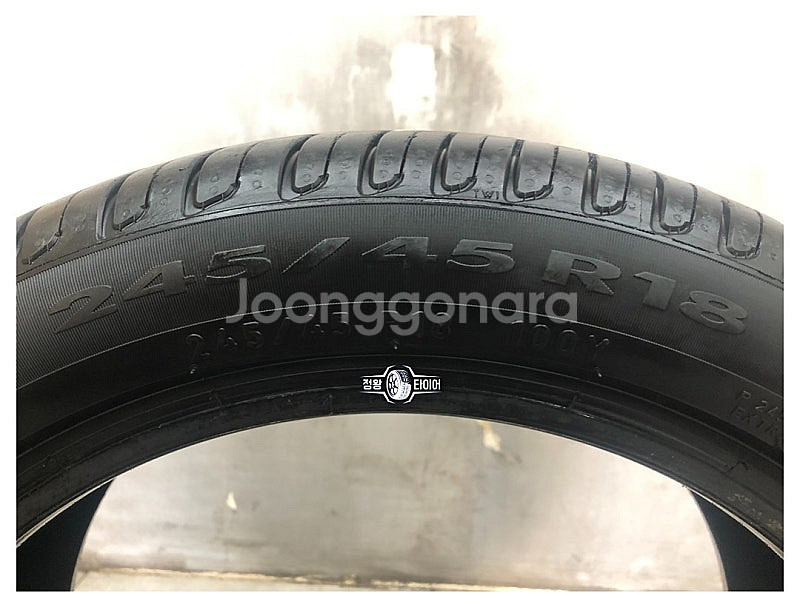 중고타이어 피렐리 신투라토P7 245/45R18 별마킹--6