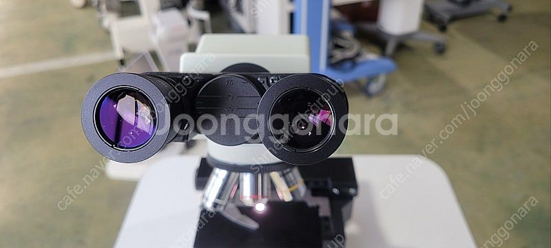 60만원 중고 올림푸스현미경 CX21 렌즈4개포함--2