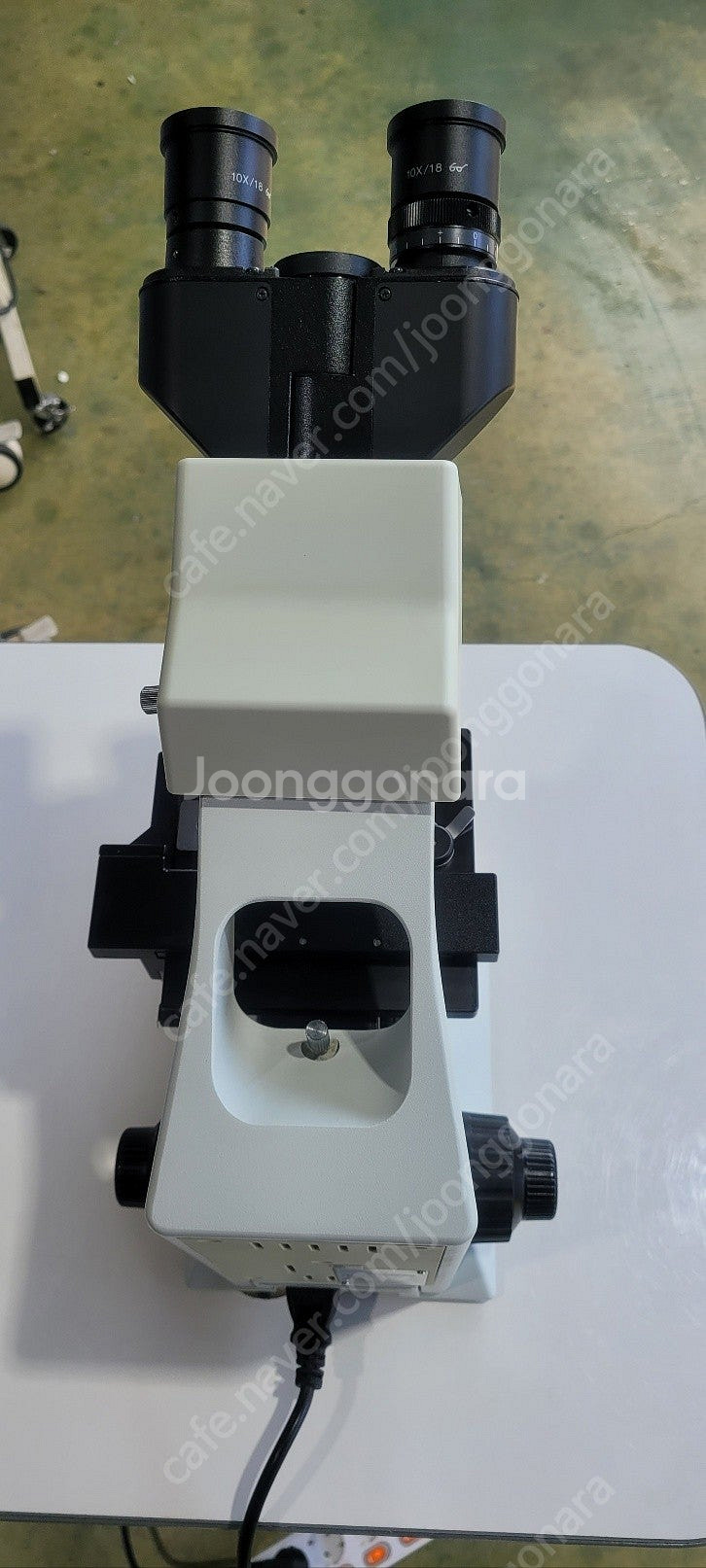 60만원 중고 올림푸스현미경 CX21 렌즈4개포함--3