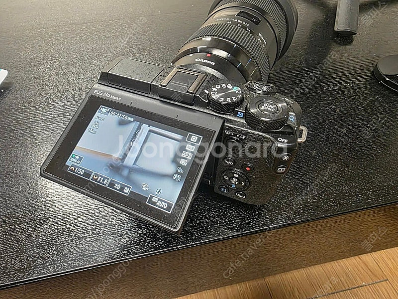 캐논 EOS M6 Mark II + EF-EOS M 어댑터 + 리모컨 미니 삼각대 그외 주변기기--0