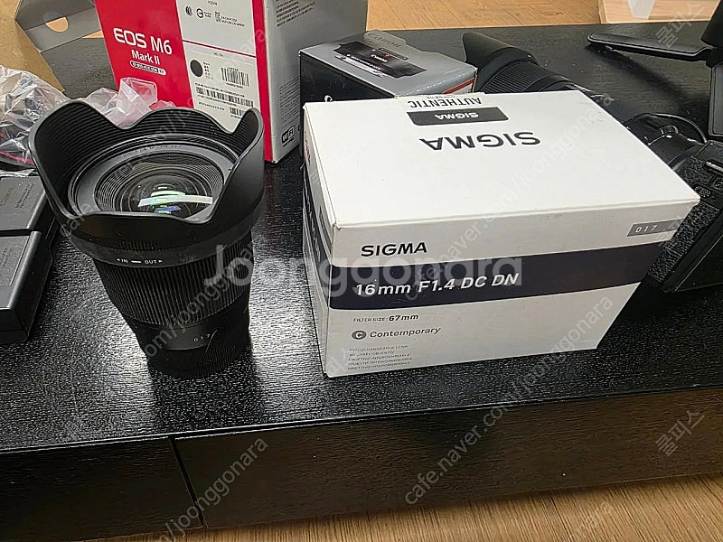 캐논 EOS M6 Mark II + EF-EOS M 어댑터 + 리모컨 미니 삼각대 그외 주변기기--8