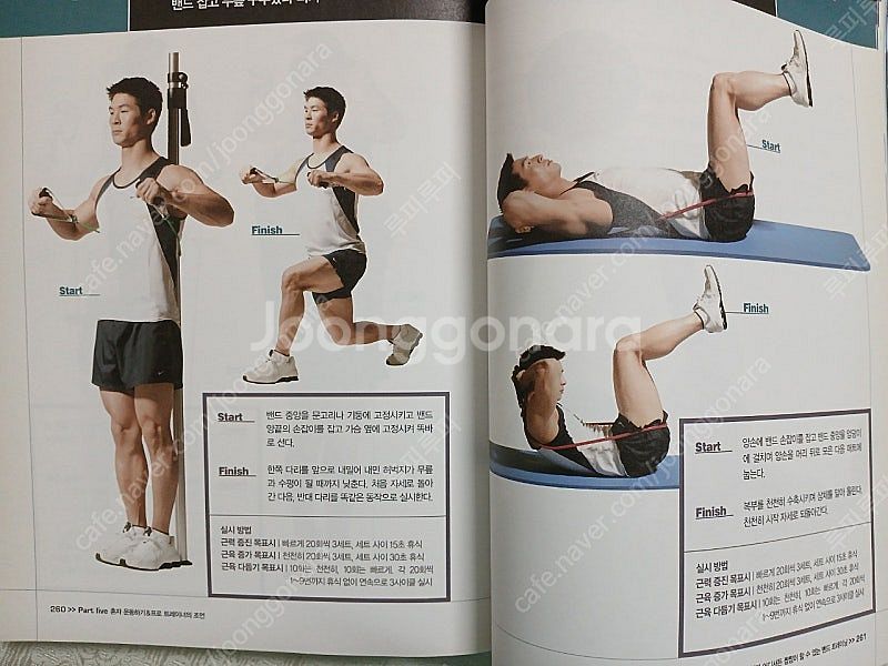 중고책 도서 운동가이드 남자 몸 만들기 4주 혁명--6