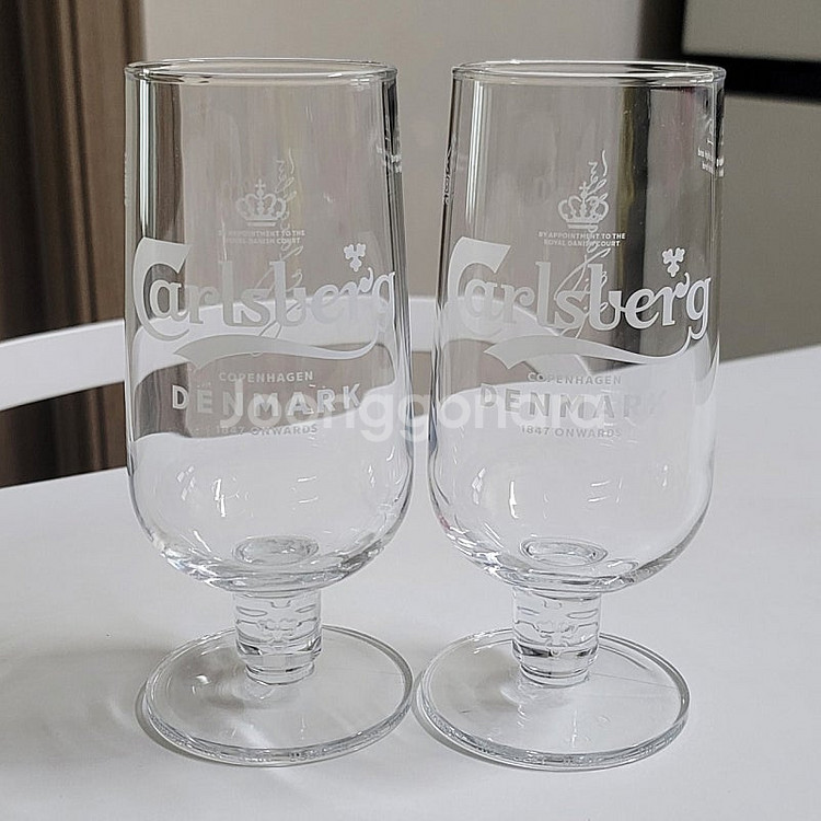 칼스버그 맥주잔 맥주컵 유리컵 유리잔 고블렛 500ml...--0