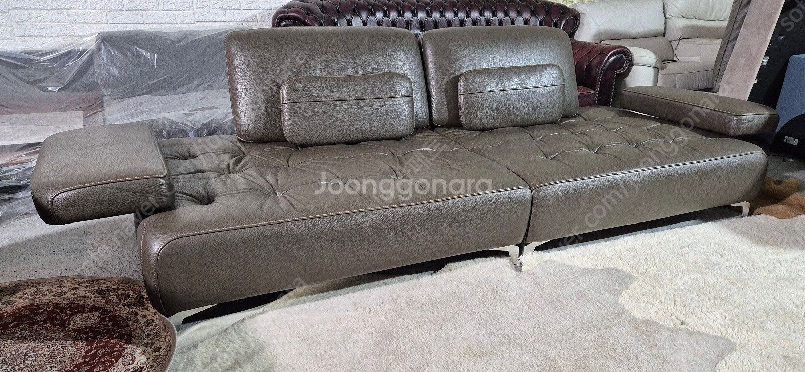*판매* ​자코모 프리미엄 비텔로 슈렁큰 천연통가죽 스...--3