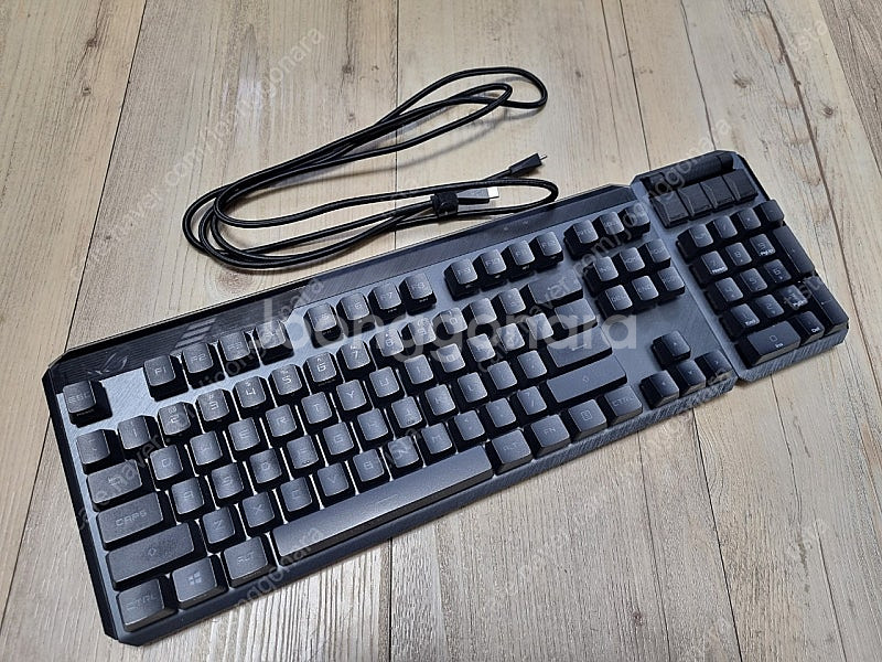 Asus Rog claymore2 적축+PBT키캡, 로...--2