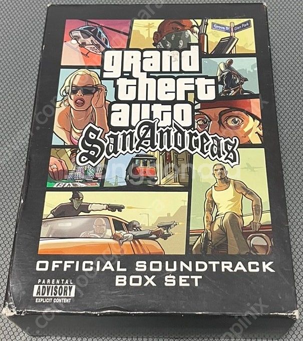 GTA 산안드레아스 사운드트랙 박스--1