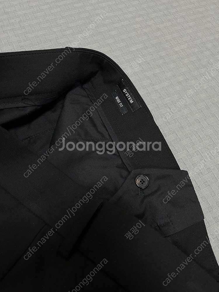 시스템옴므 24aw 와이드 팬츠 정품--2