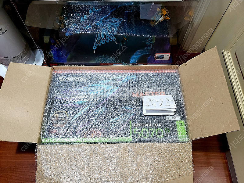 미개봉 신품 5070ti 어로스 aorus 마스터 제이...--0