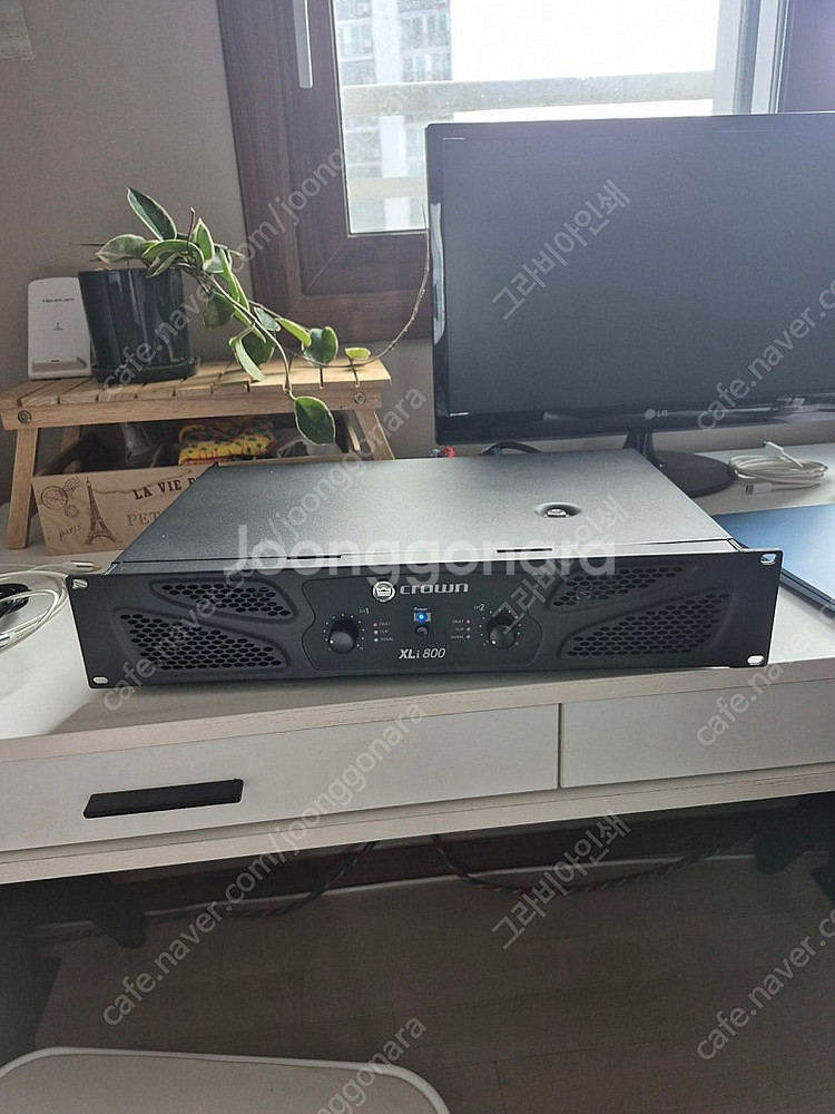 크라운 파워앰프 xli800--0