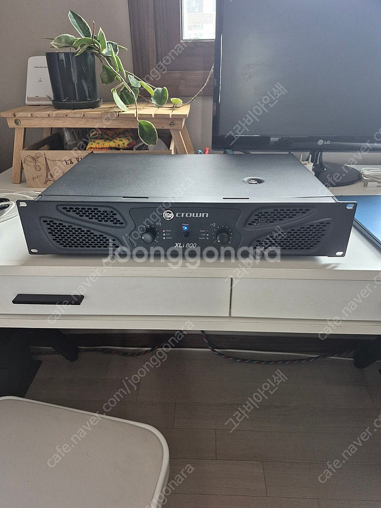 크라운 파워앰프 xli800--3