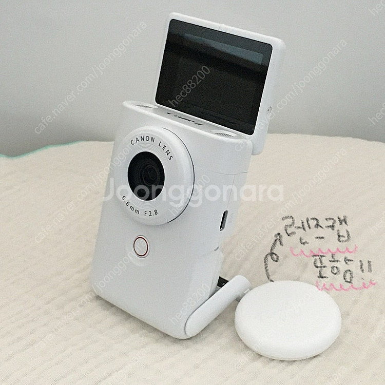 캐논v10카메라(화이트)--2