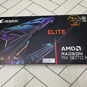 기가바이트 RX 9070 XT 9070XT AORUS ELITE 미개봉 판매