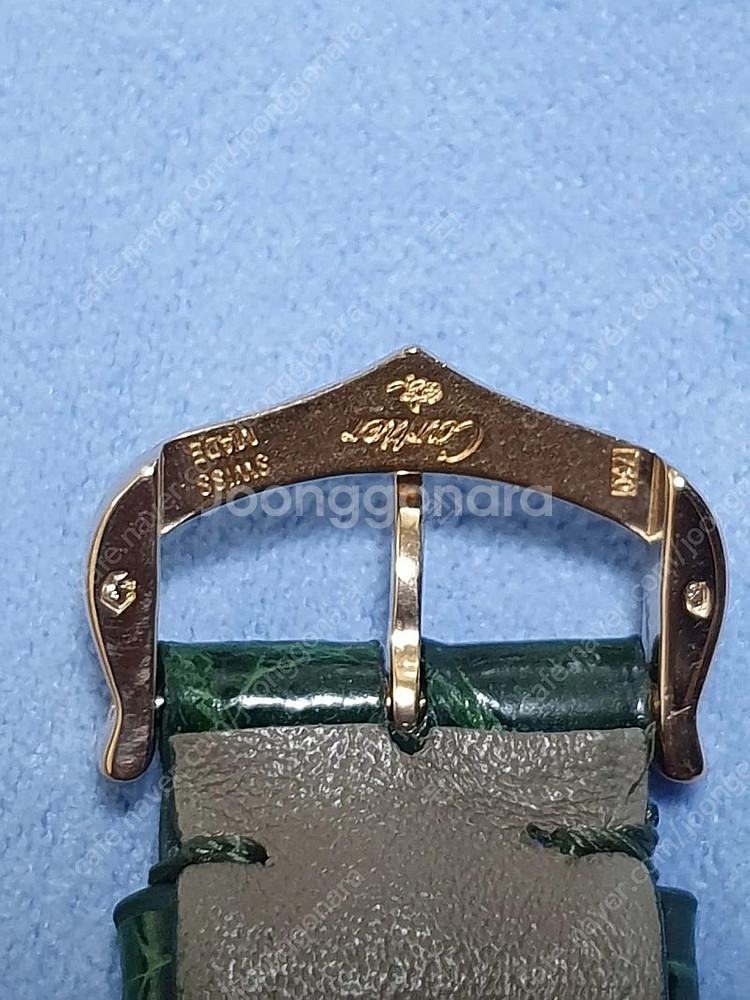 까르띠에 발롱블루 18k 로즈골드 금통 오토 36mm--5
