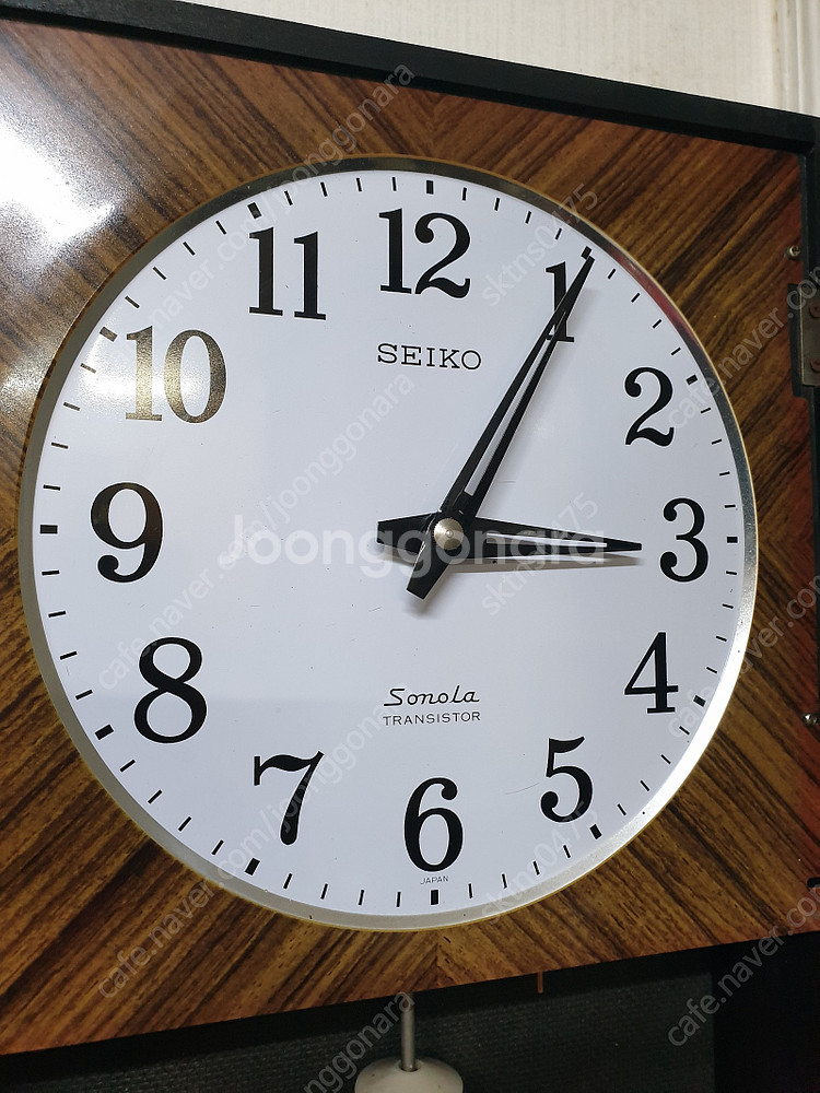 추움직임이 아름다운 SEIKO 괘종시계(일본/정상작동)--6