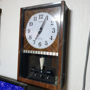 추움직임이 아름다운 SEIKO 괘종시계(일본/정상작동)