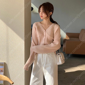 바이씨니 제작 말라가디건 핑크 새상품