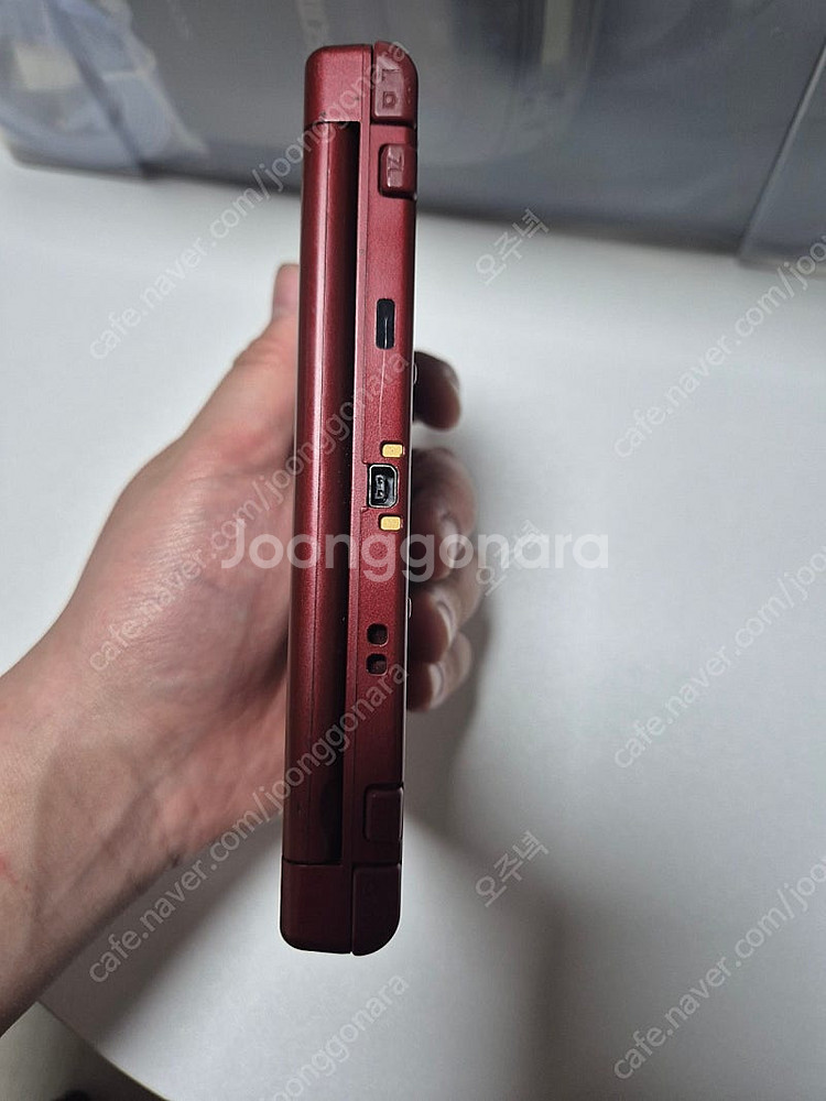 뉴 닌텐도 3DS XL 레드색상 상태 B급 그 외 포켓몬 칩--3