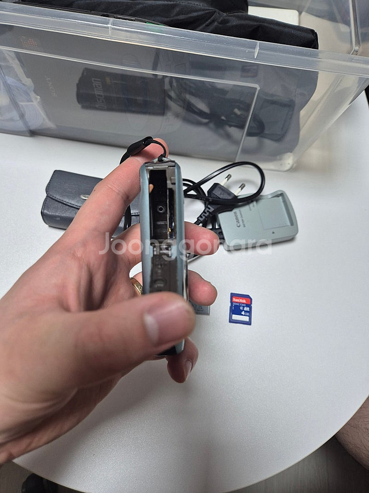 캐논 iXUS 200 IS 민트색 상태 A- 급--6