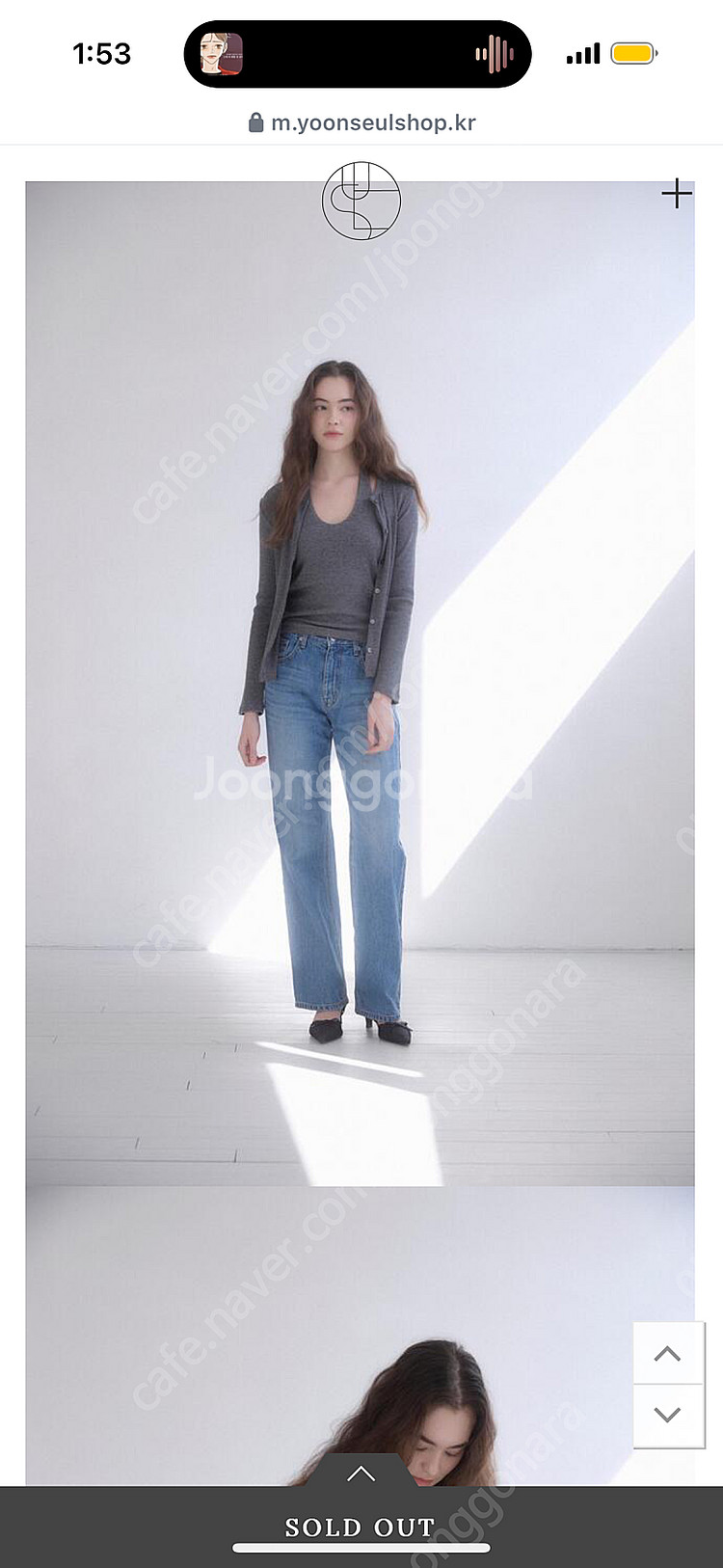윤슬샵 루즈 데님 le loose denim--0